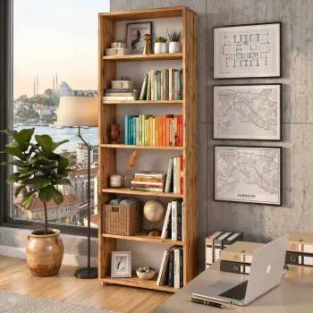 Corp biblioteca, Hanah Home, Skopje, 55x172x20 cm, PAL, Maro imagine