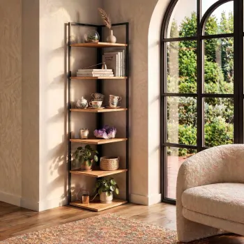Corp biblioteca, Hanah Home, Wally, 35.8x180.1x35.8 cm, PAL, Maro imagine