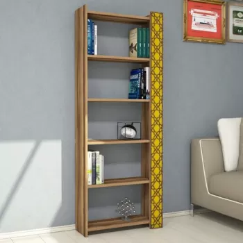 Corp biblioteca, Hommy Craft, City, 64.6x170x24.2 cm, Nuc / Galben imagine