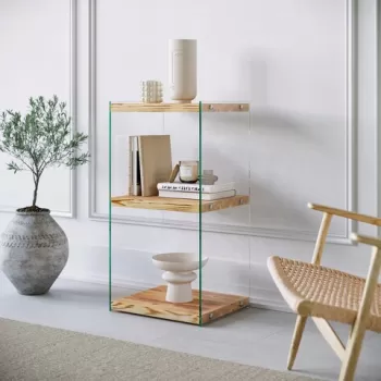 Corp biblioteca, Neostill, Niagara R302, 40x80x35 cm, Stejar imagine