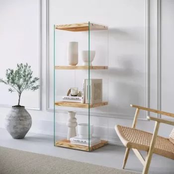 Corp biblioteca, Neostill, Niagara R303, 40x120x35 cm, Stejar imagine