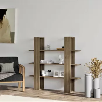 Corp biblioteca, Puqa Design, Ada, 120x120x23.2 cm, PAL, Nuc imagine