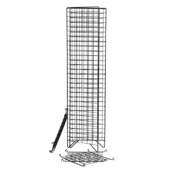 Corp biblioteca, Puqa Design, Elvis, 137.5x37x35 cm, Metal, Negru imagine