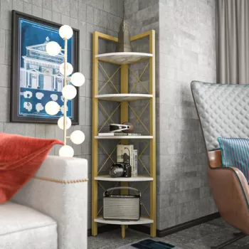 Corp biblioteca, Retricy, Remo, 30.5x33x160 cm, PAL, Aur imagine