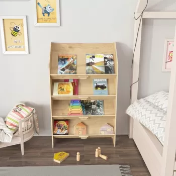 Corp biblioteca, Zena Home, Aros, 61.5x100x28.4 cm, PAL, Stejar imagine