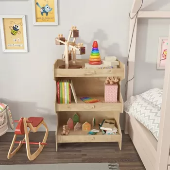 Corp biblioteca, Zena Home, Fesa, 65.6x80.5x34.3 cm, PAL, Stejar imagine