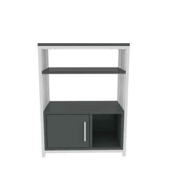 Corp biblioteca, Zena Home, Letos, 60x80x29.6 cm, PAL, Verde/Alb imagine