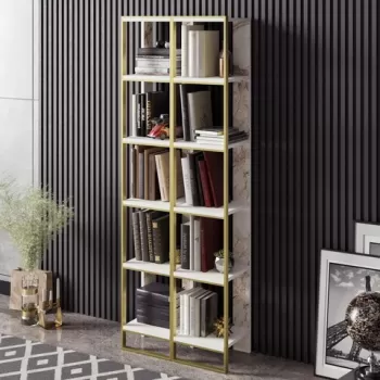 Corp biblioteca, Zena Home, Polka 2, PAL, Aur/Alb imagine