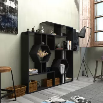 Corp biblioteca, Zena Home, Tamara, PAL, Negru imagine