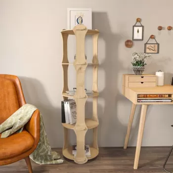 Corp biblioteca, Zena Home, Yuvar, 138x39x39 cm, PAL, Stejar imagine