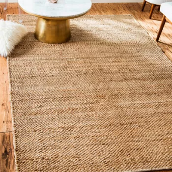 Covor, 00015A , 90x150 cm, Iuta, Natural imagine