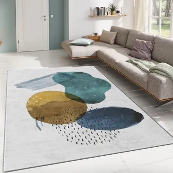 Covor (100 x 140), Alho Carpet-37A, 100x140 cm, Multicolor imagine