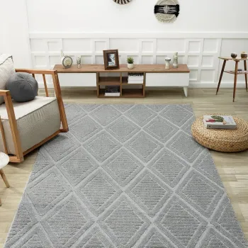 Covor (100 x 150), 0742B, 100x150 cm, Gri imagine
