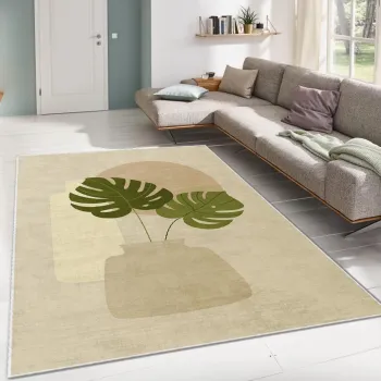 Covor (100 x 180), Alho Carpet-31A, 100x180 cm, Multicolor imagine
