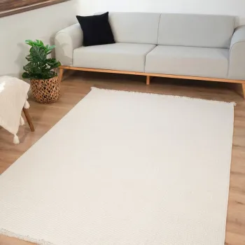 Covor (100 x 200), Loopy 5552, 100x200 cm, Crem imagine