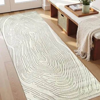 Covor (100 x 300), Amorf, 100x300 cm, Crem imagine