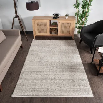 Covor (100 x 300), Leo 2970, 100x300 cm, Bej imagine