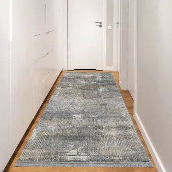 Covor (100 x 450), Notta 1107, 100x450 cm, Gri / Bej / Crem imagine