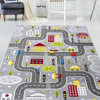 Covor (120 x 170), Gri Trafik, 120x170 cm, Gri imagine