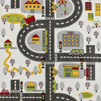 Covor (120 x 170), Trafik, 120x170 cm, Alb imagine