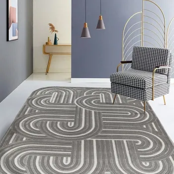 Covor (120 x 180), Amorf, 120x180 cm, Crem imagine
