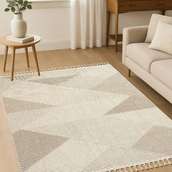 Covor (120 x 180), Bukle 1413, 120x180 cm, Bej imagine