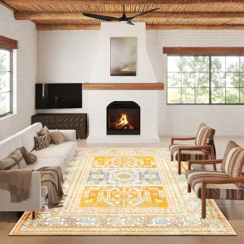 Covor (120 x 180), Cool-Fr70, 120x180 cm, Galben imagine