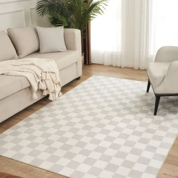 Covor (120 x 180), Damas 4002, 120x180 cm, Crem / Gri imagine