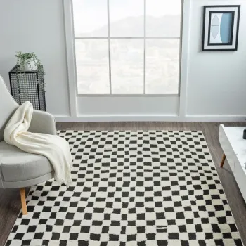 Covor (120 x 180), Jung 7185, 120x180 cm, Negru imagine