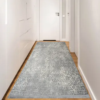 Covor (120 x 400), Notta 1108, 120x400 cm, Gri / Crem imagine