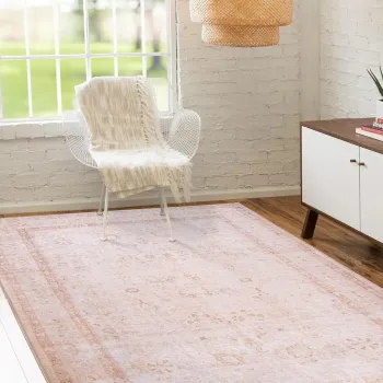 Covor (140 x 190), Folk Chenille, 140x190 cm, Bej imagine