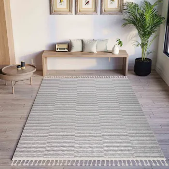 Covor (140 x 200), Grove, 140x200 cm, Bej / Gri imagine