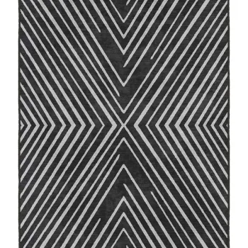 Covor (140 x 220), Sftkece021, 140x220 cm, Negru imagine