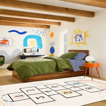 Covor (140 x 220), Wookece1696, 140x220 cm, Crem imagine