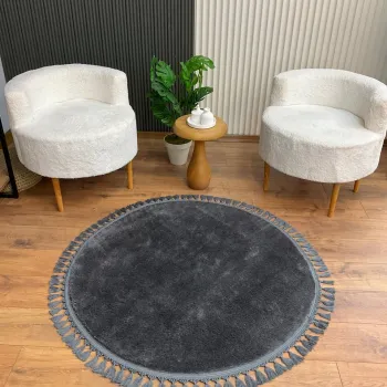 Covor (150 x 150), 1414 (150 x 150), 150x150 cm, Antracit imagine