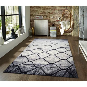 Covor (150 x 233), HB34, 150x233 cm, Crem / Gri imagine