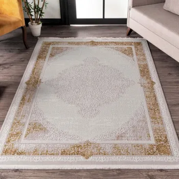 Covor (160 x 230), Nora 7329, 160x230 cm, Auriu imagine
