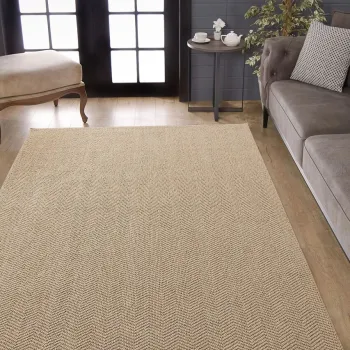 Covor (160 x 230), S-997A Sisal, 160x230 cm, Bej imagine