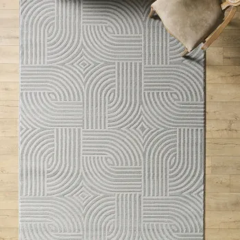 Covor (160 x 230), Sahara 1112, 160x230 cm, Argintiu imagine