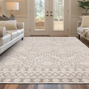 Covor (180 x 280), Kece-Fr86, 180x280 cm, Bej imagine