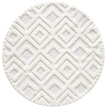 Covor (200 cm), 830B Round, 200x200 cm, Crem imagine