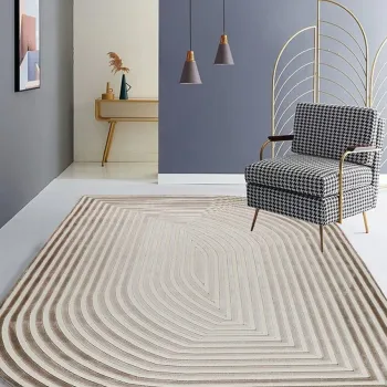 Covor (200 x 290), Amorf, 200x290 cm, Crem imagine