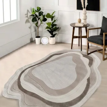 Covor (200 x 290), Amorf, 200x290 cm, Crem imagine