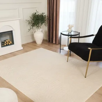 Covor (200 x 290), Rivon Rn09, 200x290 cm, Crem imagine
