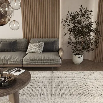 Covor (200 x 300), Elit 13, 200x300 cm, Crem / Gri imagine