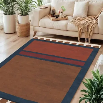 Covor, 207, 150x230 cm, Bumbac, Multicolor imagine
