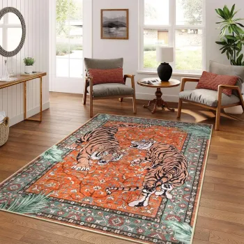 Covor, 231, 80x150 cm, Bumbac, Multicolor imagine