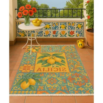 Covor, 275, 120x180 cm, Bumbac, Multicolor imagine