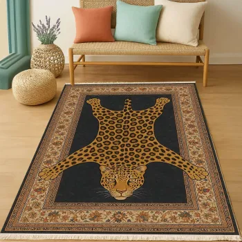 Covor, 301, 80x150 cm, Bumbac, Multicolor imagine