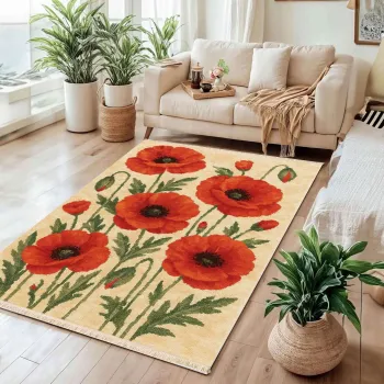 Covor, 304, 100x150 cm, Bumbac, Multicolor imagine